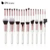 Ducare Professional Makeup Brushes 8-27PCSメイクアップブラシフルセット基礎アイシャドウパウダー合成ヤギの髪の化粧品ブラシ240301