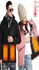 Giacca riscaldata USB Uomo Donna Inverno Gilet riscaldato all'aperto taglia Uomo Giù Gilet da trekking in cotone Cappotto Impermeabile Caldo Veste Chauffante1140332