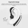 Single Ear Bluetooth 5.0 Headset With Mic Car Business Wireless Headphone Ear Hook In-Ear Earbuds Nosie Reduction Clear Call