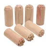 Bouteilles de stockage 5 pièces/7 pièces, outils de poterie en bois sculpté à la main, timbres naturels pour bricolage, blocs d'impression d'argile, outil