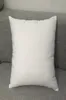 100 Polyester Soft Canvas Pillow Cover för sublimering Pure White Polyester Pillow Case Blanks Lumbal Cushion Covers3406837