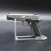 Gun Toys 2023 1/3 Alliage Mini 1911 Modèle de pistolet Porte-clés Pendentif Détachable Faux Pistolet Jouet Pour PUBG Arme Adulte Enfants Cadeau T240309