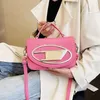 2024 Disaiii Dingdang Neue modische Handtasche Umhängetasche Umhängetasche Vielseitiges und einzigartiges Design PU-Leder im europäischen und amerikanischen Stil 24 cm 8 Stile Einkaufstasche