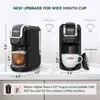 HiBREW Koffiezetapparaat met meerdere capsules Koud DG Cappuccino Nes Kleine capsule ESE Pod Gemalen koffie Cafetaria 19Bar 5 in 1 H2B 240307