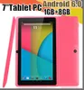 168 7 cali Q88 Tablet Quad Core Allwinner A33 12 GHz Android 60 1GB RAM 8GB ROM Bluetooth WiFi OTG Tablet PC A7PB6924730