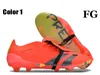 Gift Bag Mens Womens Football Boots Accuracies Elites FG Cleats Accuracies.1 Tongued Soccer Shoes Laceless Kids Youth Boys Girls Outdoor Trainers Botas De Futbol