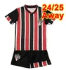 24 25 Sao Paulo Outubro Rosa maillots de football LUCIANO MIRANDA Rafinha J.Calleri Eder ALISSONNIKAO GABRIEL G.SARA hommes chemises de football fans uniformes de football kit enfants