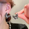 Oorknopjes CAOSHI Delicate Insect voor vrouwen Charmante zwarte vlinder oor verlovingsceremonie chique accessoires cadeau