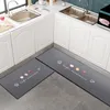 Carpets Anti-slip Kitchen Mat For Floor Bath Absorbent Long Strip Carpet Entrance Doormat Tapete Area Rugs Gray Home Living Bedroo2718