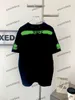 xinxinbuy Men designer Tee t shirt 2024 1854 knitted Letter jacquard short sleeve cotton women gray black white green S-XL