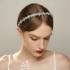 ファッションキュービックジルコニアクリスタルヘッドバンド女性結婚式のヘアアクセサリークラウン花嫁ヘアジュエリーパーティーパールティアラスギフト240301