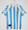 2024 1978 1986 1998 Argentina Maglia da calcio retrò kit Maradona 1994 1996 2006 Kempes Batistuta Riquelme HIGUAIN KUN AGUERO CANIGGIA AIMAR Maglie da calcio pantaloncini da uomo