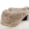 Blankets 60 70cm Baby Soft Faux Fur Fabric Pography Props Born Pographic Backdrops Blanket Basket Stuffer