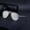 New European and American fashion Toad sunglasses men's high-grade double beam sunglasses male span