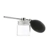 Storage Bottles Portable Hair Construction Fiber Spray Applicator Increasing Powder Bottle Silver Glass Silica Gel