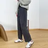 Pantaloni da donna Bingmai Velluto a coste Flangiato Nove Minuti Autunno e Inverno Vita alta Copertura Carne Dimagrante Gamba Dritta Casual Donna