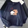 Felpe Cartoon Bubu Dudu Graphic Panda Bear Felpa con cappuccio Felpa Donna Abbigliamento Pullover manica lunga Ragazze Felpa con cappuccio Uomo Kawaii Y2k Sudadera