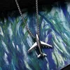 Pendant Necklaces Aircraft Necklace Fashion Trinket Jewelry Plane Charm Air Sweater For Women Wholesale