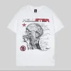 Hellstar-Shirt, Designer-Kurzhemden für Herren und T-Shirts, Hellstar-T-Shirt, Rapper, Grau, Heavy Craft, Unisex, kurzärmelig, T-Shirts, Street Retro, Damen-T-Shirt, US S-XL