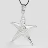 Pendant Necklaces Punk Hip-hop European And American Style Starfish Five-pointed Star Necklace Jewelry Men Women Neutral