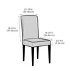 Stol täcker fast färg elastisk stol er hem spandex stretch glidare säte ers för kök matsal bröllop bankett leveranser släpp dhf0e