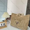 24SS Designer Sac de plage Sac fourre-tout de luxe Crochet Classic Shopping Sacs à main Femmes Palin avec lettres Sac à main Grande capacité Dames Sac