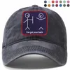 Ball Caps Stick Figure Mam twój back Baasball Cap Tat Trucker Hat Kobiet Berets Bone Casquette Snapback Gorras Hats