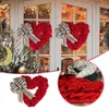 Decoratieve bloemen Valentijnsdag krans Deurdecoratie Stof Hart Muurhanger Vakantiearrangement Hond