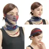 Scarves Neck Protection Silk Mask Anti-UV Face Variable Breathable Veil Outdoor Sports