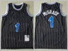 Throwback Penny Hardaway Retro Jersey 1 Basketball Vince Carter 15 Tracy McGrady Uniform Vintage Stripe Black Red White Purple Blue Team For Sport Fans High