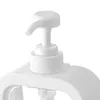 Flytande tvåldispenser 300/500 ml icke-halkfyllningsbar plastpress typ dusch gelflaska för smink