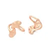 10pcs Metal Rose Gold Morel Morel Pierścień serwetek Top Dekoration Uchwyt serwetki dla zachodnich bankietów ślubnych itp. 1252O