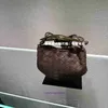 Bottgs Vents's Sardine Original Tygväskor Online Store New Fashion Sardine Brown Woven Handheld Crossbody Bag med Real Logo 72W0