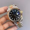 ST9 Uppgraderad automatisk Mingzhu2813 -rörelse 41mm räfflad Bezel Watch Watches Rostfritt stål Lume Champagne Dial Mekaniska herrar Armbandsur