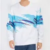 Nowości mężczyźni kobiety workowate bluzy vintage 3d 90s Jazz Cup na całym wydruku Pullover Tracki