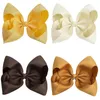 Accessoires de cheveux 24pcs 8 "surdimensionné couleur unie arc épingles à cheveux bulle fleur bowknot barrettes mode chapeaux boutique pour les filles