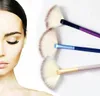 Fan Powder Brush Form Beauty Cosmetic Brush Blending Highlighter Contour Face Makeup Blush Powder2820298