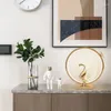 Bordslampor Ronin Modern Golden LED Swan Lamp Creative Design Desk Light Decor for Home Living Room