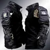 Chándales para hombres traje de rana táctica ropa ropa de paintball militar 2 piezas colocados camisetas de asalto de swat uniforme uniforme