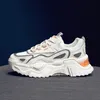 Grote grensoverschrijdende reflecterende riem Mode Lichtgewicht Dikke zool Verhoogde Papa Schoenen Super Outdoor Dames Sneakers Maat 35-40