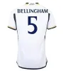 23/24 Bellingham Vini Jr Futbol Formaları Mbappe Tchouameni 2023 2024 Futbol Gömlek Real Madrids Camavinga Rodrygo Modric Camiset