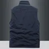 Mens Winter Vest Coat Casual Thicken Polar Fleece Doublesided Dressing Warm Outdoor Camping Hiking Fishing Waistcoat 240229