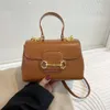 Factory Wholesale Direct Selling Bag Womens New Horseshoe Button Handheld Shoulder Bags Fashion Crossbody Saddle