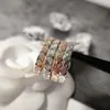 Nouveau S925 argent sterling rhomboïde diamant bague bijoux pour femmes mince luxe 18k or écraser anneaux cadeau d'anniversaire européen américain classique mode couple mariage