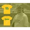 Charros 55 연습 Danny McBride Kenny Powers 홈 야구 저지 동쪽으로 다운