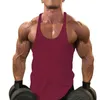Débardeurs pour hommes Entraînement Tanktop Muscle Guys Gym Vêtements Bodybuilding Stringer Top Hommes Coton Gilet Y Retour Chemise Sans Manches Sports Singlets
