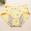 Mutandine da donna 1 pz Mestruale Bambini Cartoon Morbide Mutande Fisiologiche Donne Periodo Biancheria Intima Ragazze Slip in Cotone a Prova di Perdite