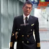 Uniforme de capitaine et d'équipage d'Air China, vêtements de compagnie aérienne et d'université, uniforme de sécurité de performance pour hommes, réunion annuelle