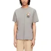 여자 티셔츠 디자이너 브랜드 23 New Summer Yiwei 자수 개 티셔츠 짧은 슬리브 느슨한 캐주얼 탑 커플 간단하고 다재다능한 diyk