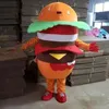 2024 Halloween Hamburg Mascot Costume Fancy Dress Carnival Cartoon Temat Fancy Dress for Men Dame Festival Dress